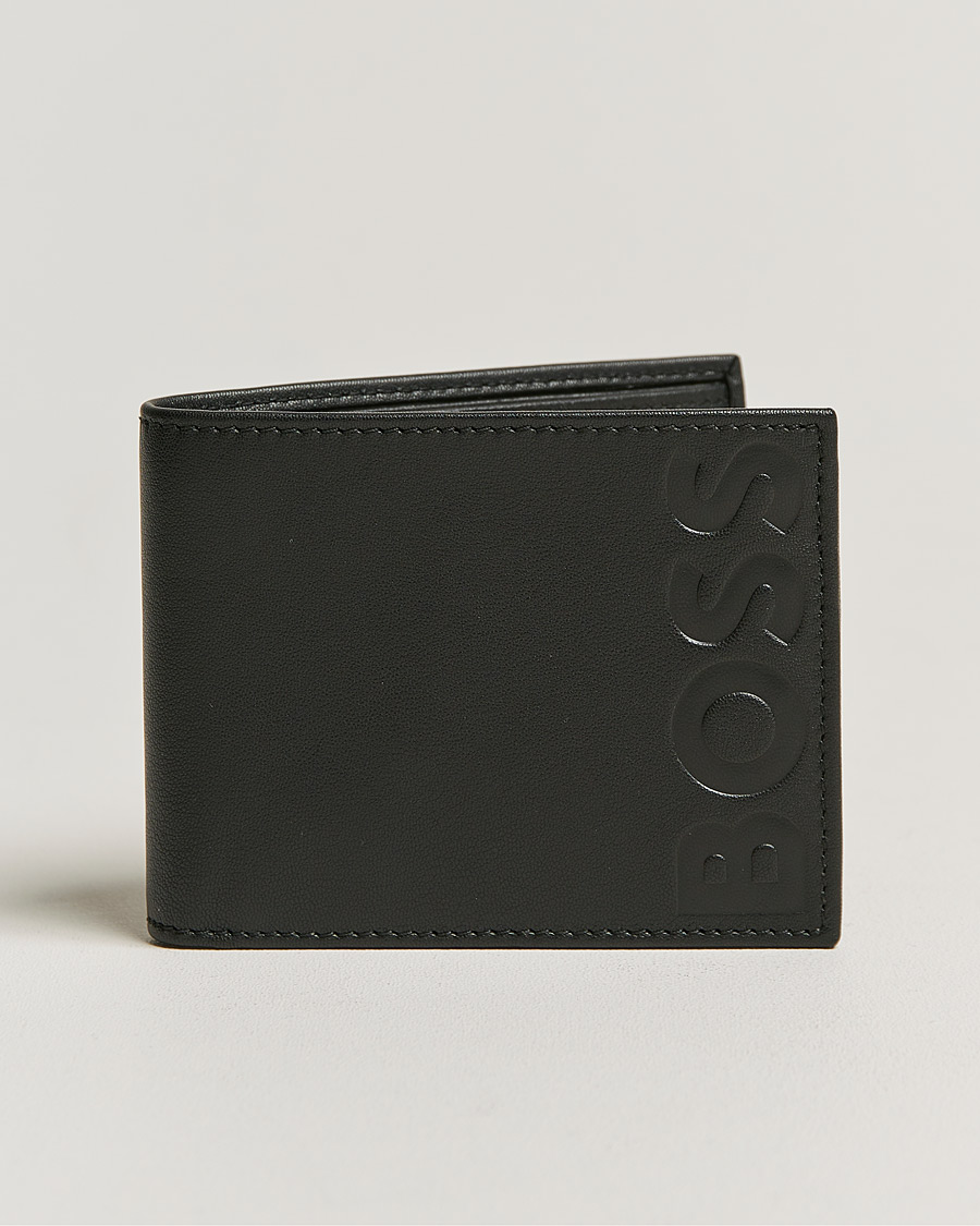 Herre | Tegnebog | BOSS | Signature Leather Wallet Black