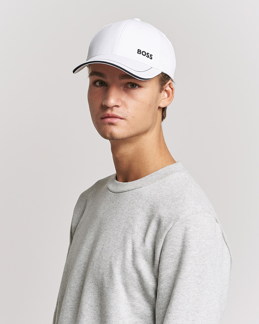 Herre | Tilbehør | BOSS GREEN | Cap 1 White