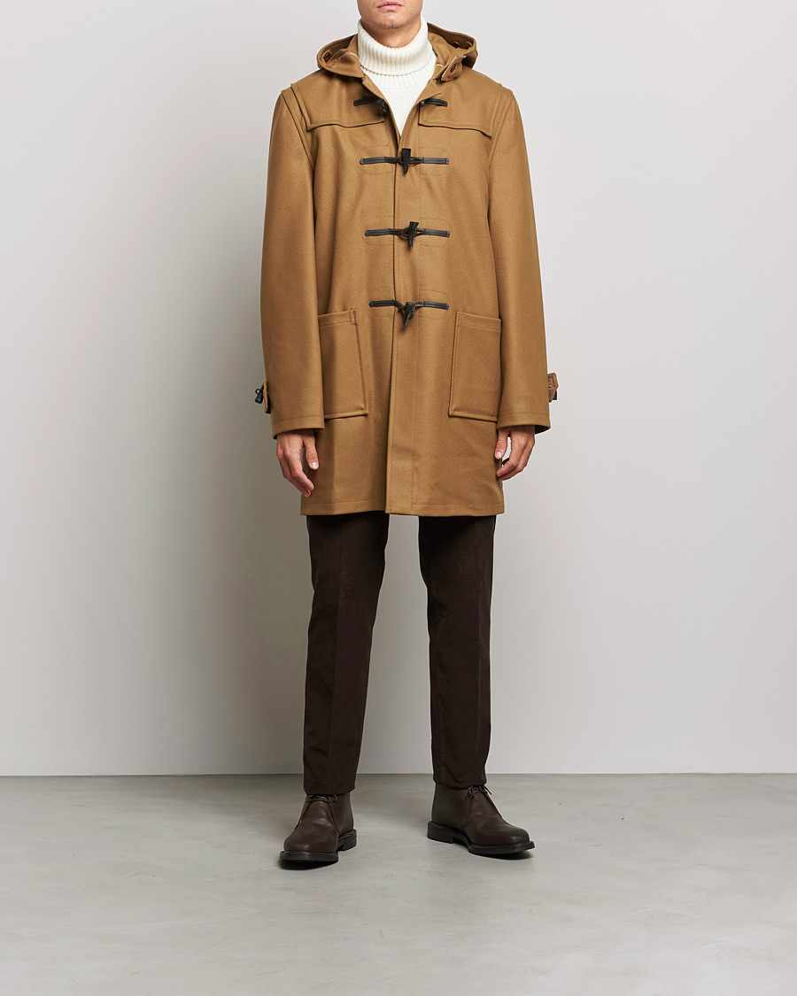 Herre | Best of British | Gloverall | Cashmere Blend Duffle Coat Camel