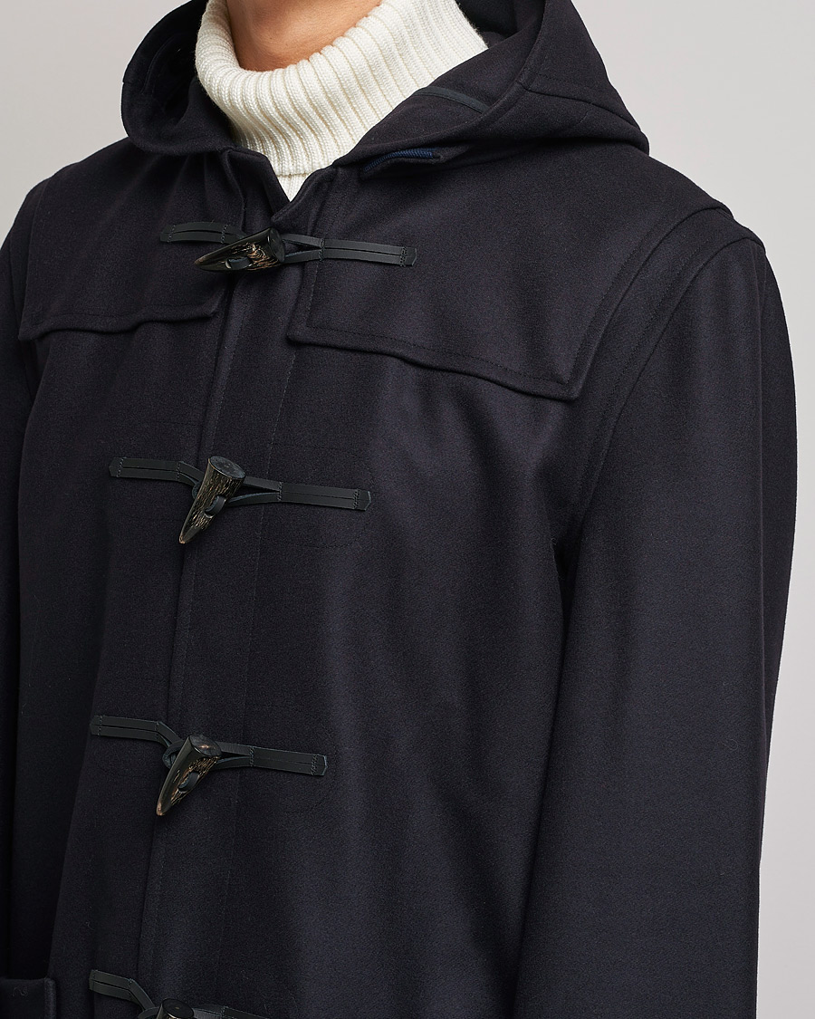 Herre | Jakker | Gloverall | Cashmere Blend Duffle Coat Navy