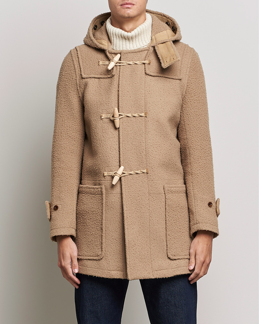 Herre | Duffle coats | Gloverall | Monty Casentino Wool Duffle Coat Camel