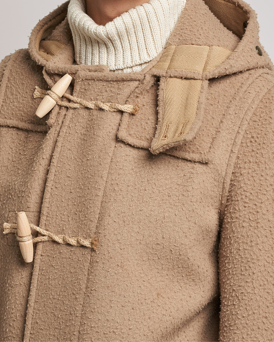 Herre | Jakker | Gloverall | Monty Casentino Wool Duffle Coat Camel