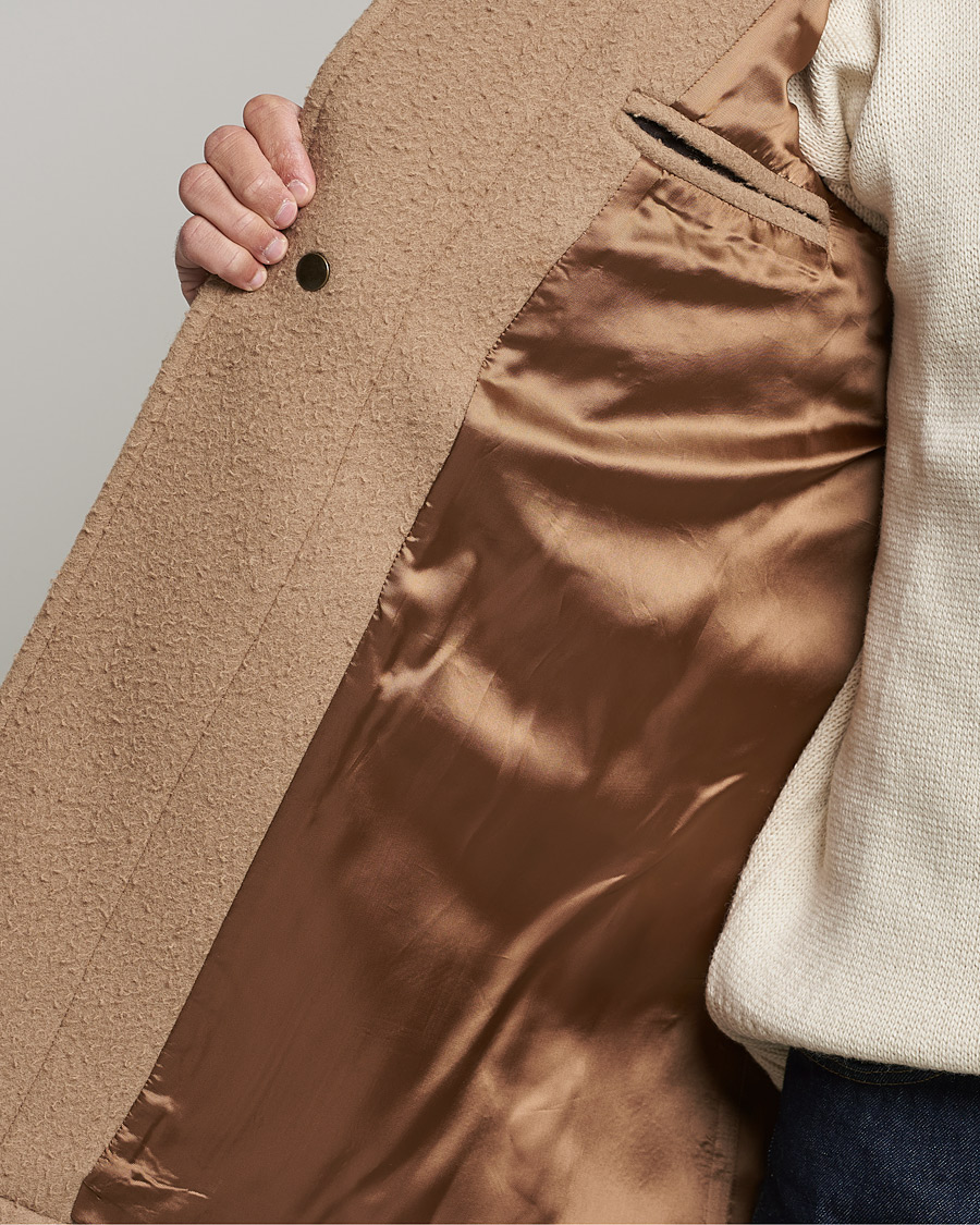 Herre | Jakker | Gloverall | Monty Casentino Wool Duffle Coat Camel