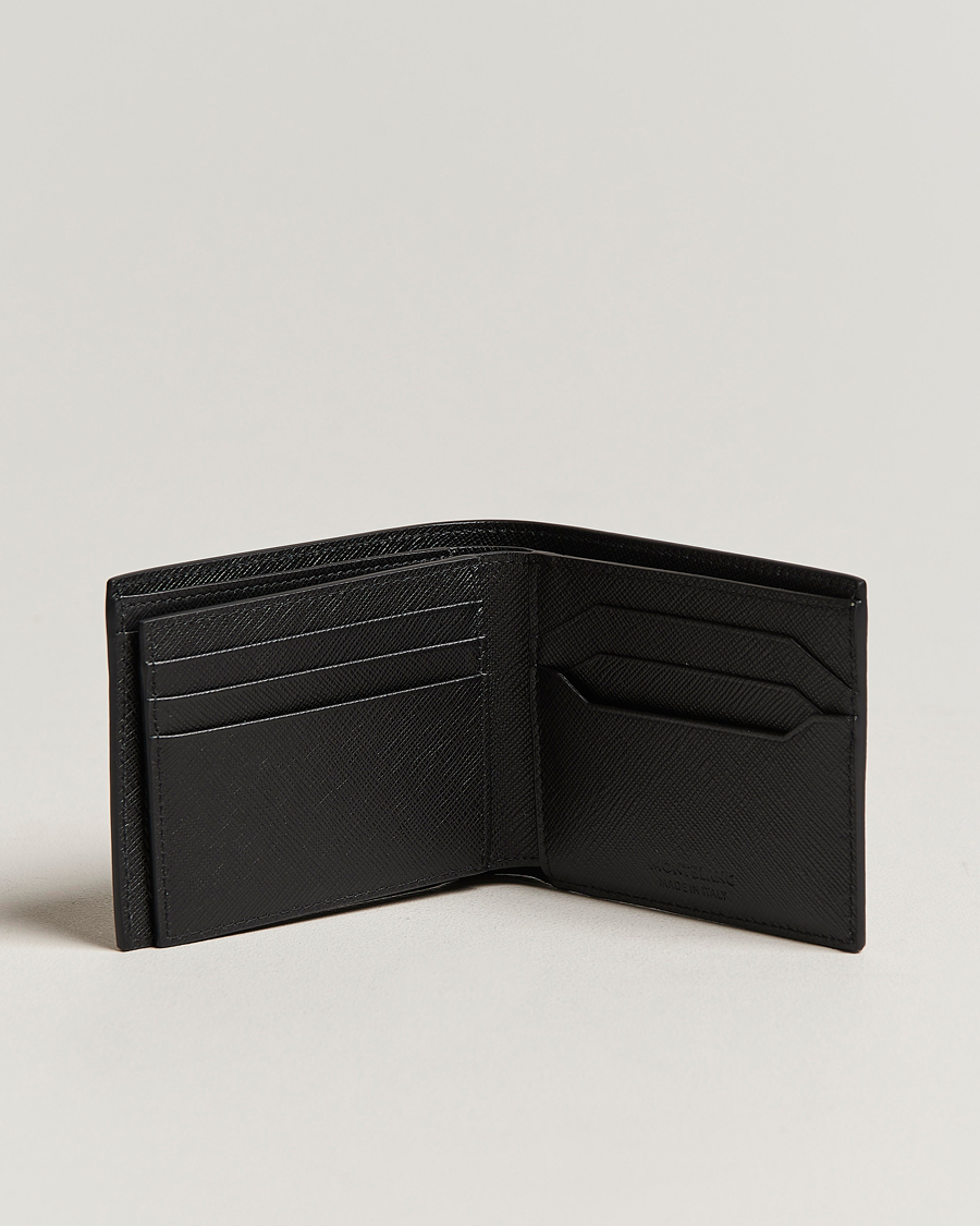 Herre | Montblanc Sartorial Wallet 6cc with 2 View Pockets Black | Montblanc | Sartorial Wallet 6cc with 2 View Pockets Black