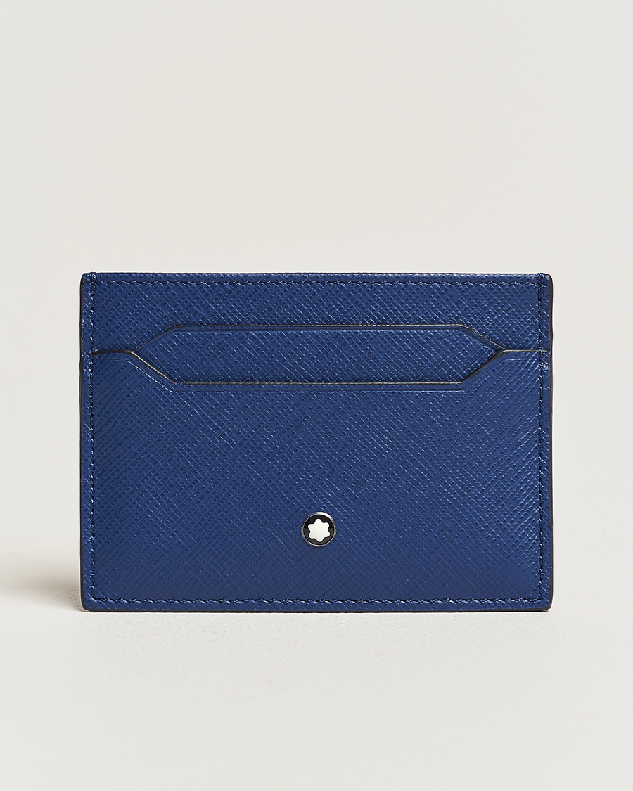 Herre | Montblanc Sartorial Card Holder 5cc Blue | Montblanc | Sartorial Card Holder 5cc Blue