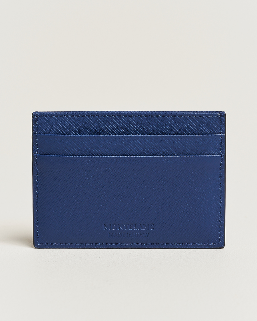 Herre | Montblanc Sartorial Card Holder 5cc Blue | Montblanc | Sartorial Card Holder 5cc Blue