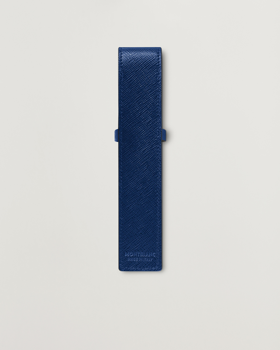 Herre | Penne | Montblanc | Sartorial 1-Pen Pouch Blue