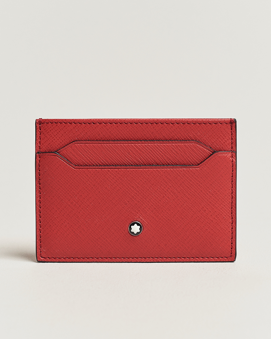 Herre | Montblanc Sartorial Card Holder 5cc Red | Montblanc | Sartorial Card Holder 5cc Red