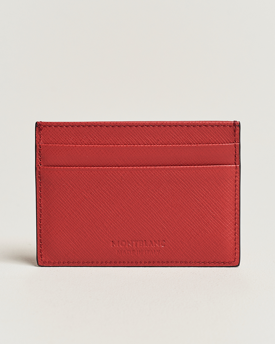 Herre | Montblanc Sartorial Card Holder 5cc Red | Montblanc | Sartorial Card Holder 5cc Red
