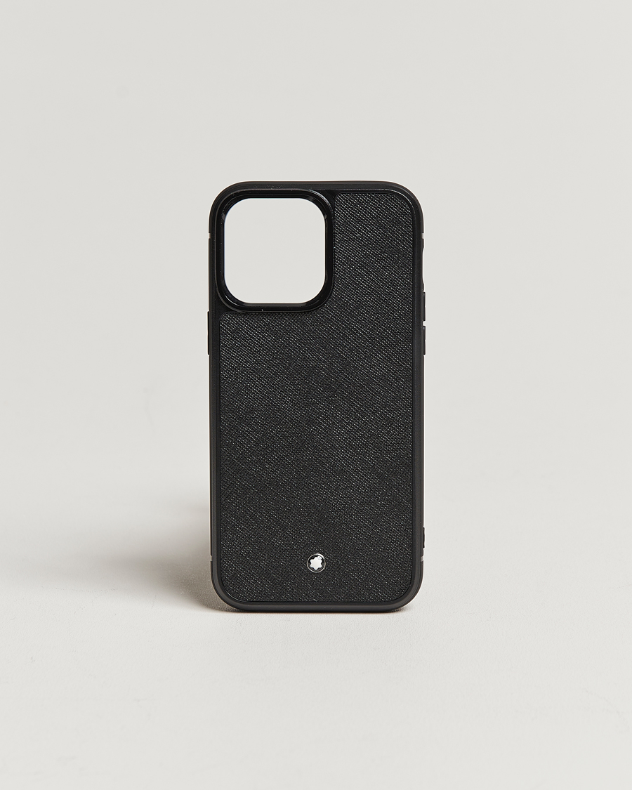 Herre | Montblanc Sartorial Hard Phone Case iPhone 14 Pro Max Black | Montblanc | Sartorial Hard Phone Case iPhone 14 Pro Max Black