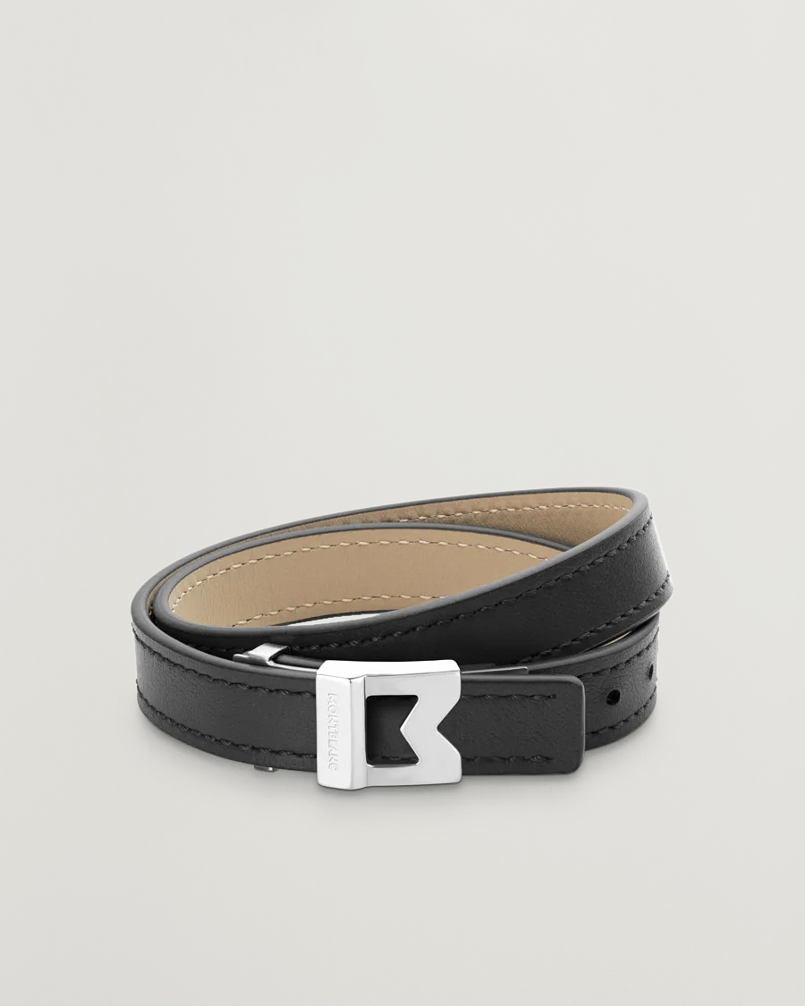Herre | Montblanc Bracelet Steel M Logo Black | Montblanc | Bracelet Steel M Logo Black