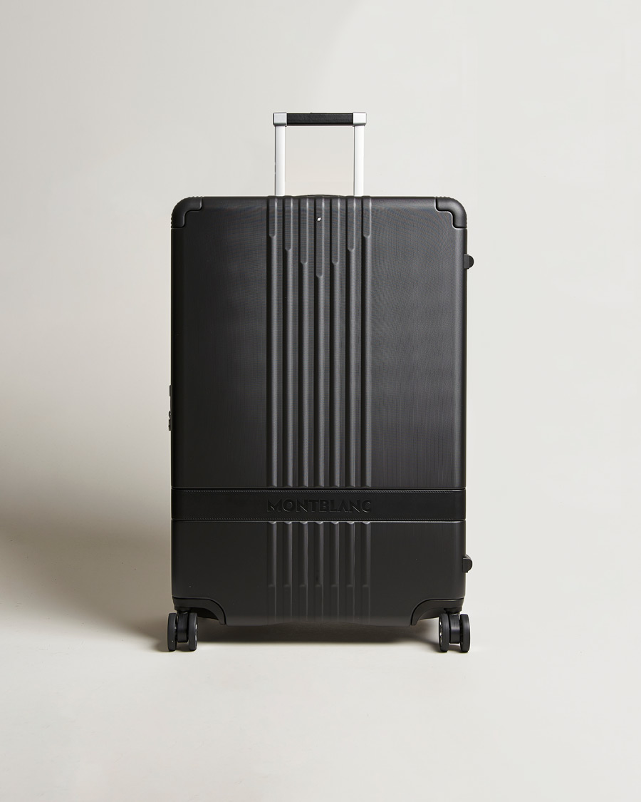 Herre | Montblanc Trolley Medium/Large 4 Wheels Black | Montblanc | Trolley Medium/Large 4 Wheels Black