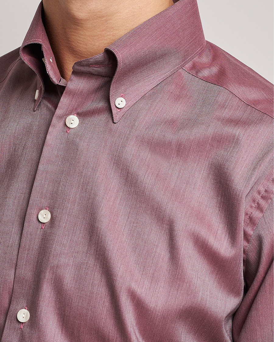 Herre | Skjorter | Eton | Wrinkle Free Button Down Oxford Shirt Red
