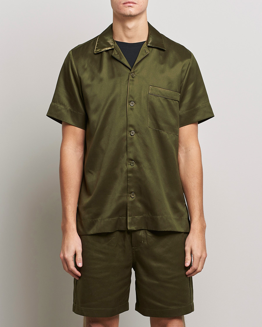Herre | CDLP Short Sleeve Lounge Set Olive | CDLP | Short Sleeve Lounge Set Olive