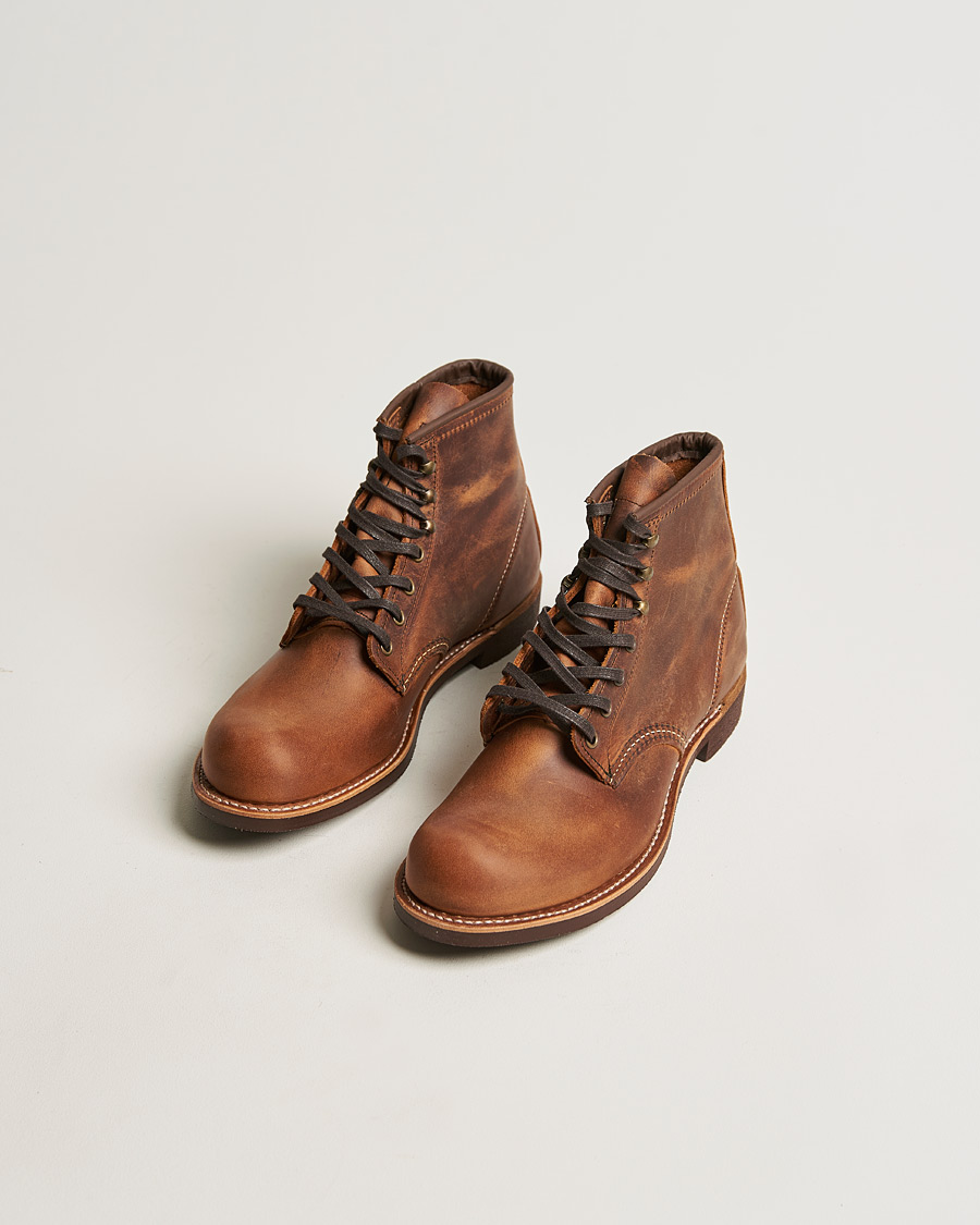 Herre | American Heritage | Red Wing Shoes | Blacksmith Boot Copper Rough/Tough Leather