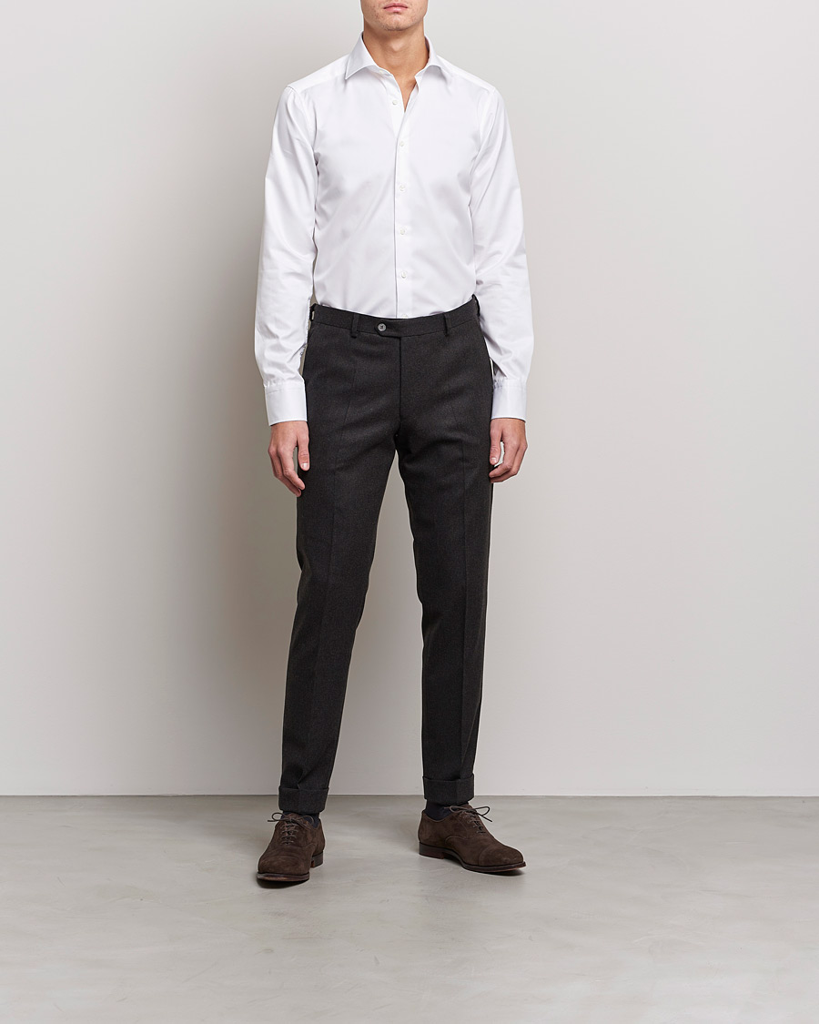 Herre |  | Stenströms | Superslim Plain Shirt White