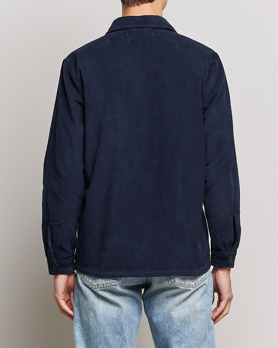 Herre | Skjorter | A Day's March | Carey Cord Overshirts Navy