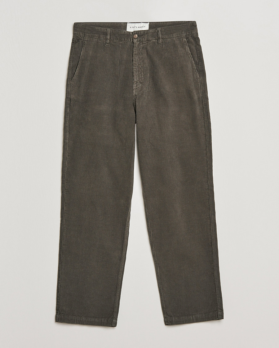 Herre | Bukser | A Day's March | Redwood Corduroy Trousers Olive
