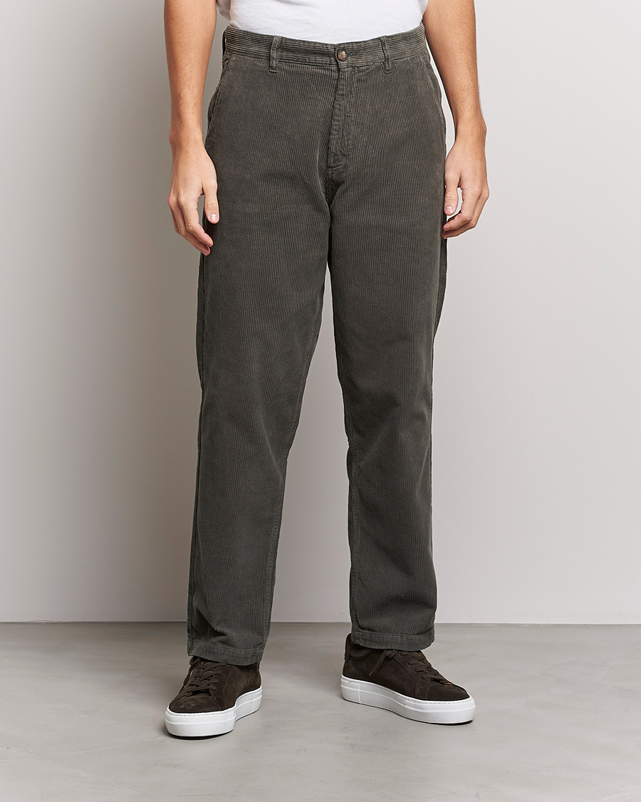 Herre | Bukser | A Day's March | Redwood Corduroy Trousers Olive