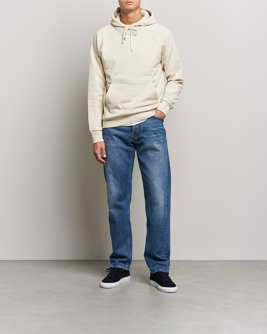 Herre | Trøjer | A Day's March | Lafayette Organic Cotton Hoodie Sand