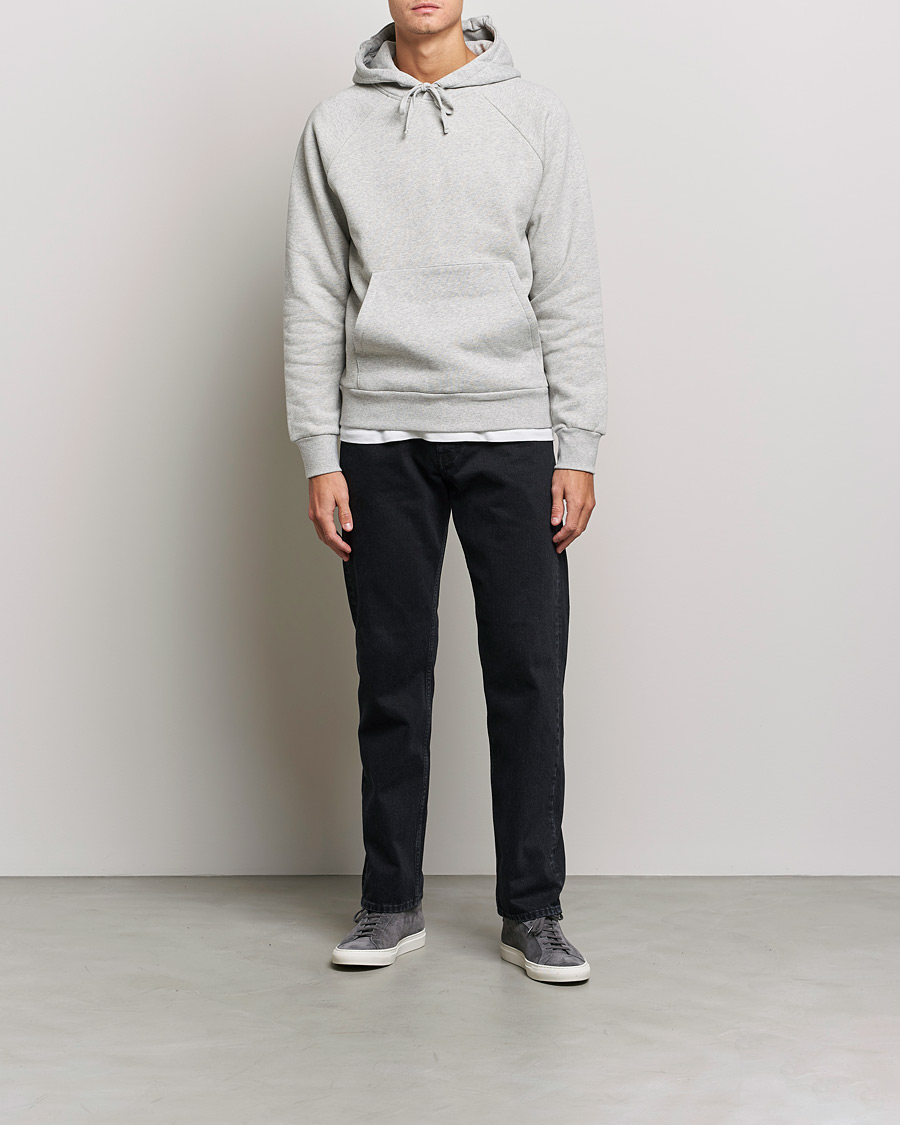 Herre | Trøjer | A Day's March | Lafayette Organic Cotton Hoodie Grey Melange