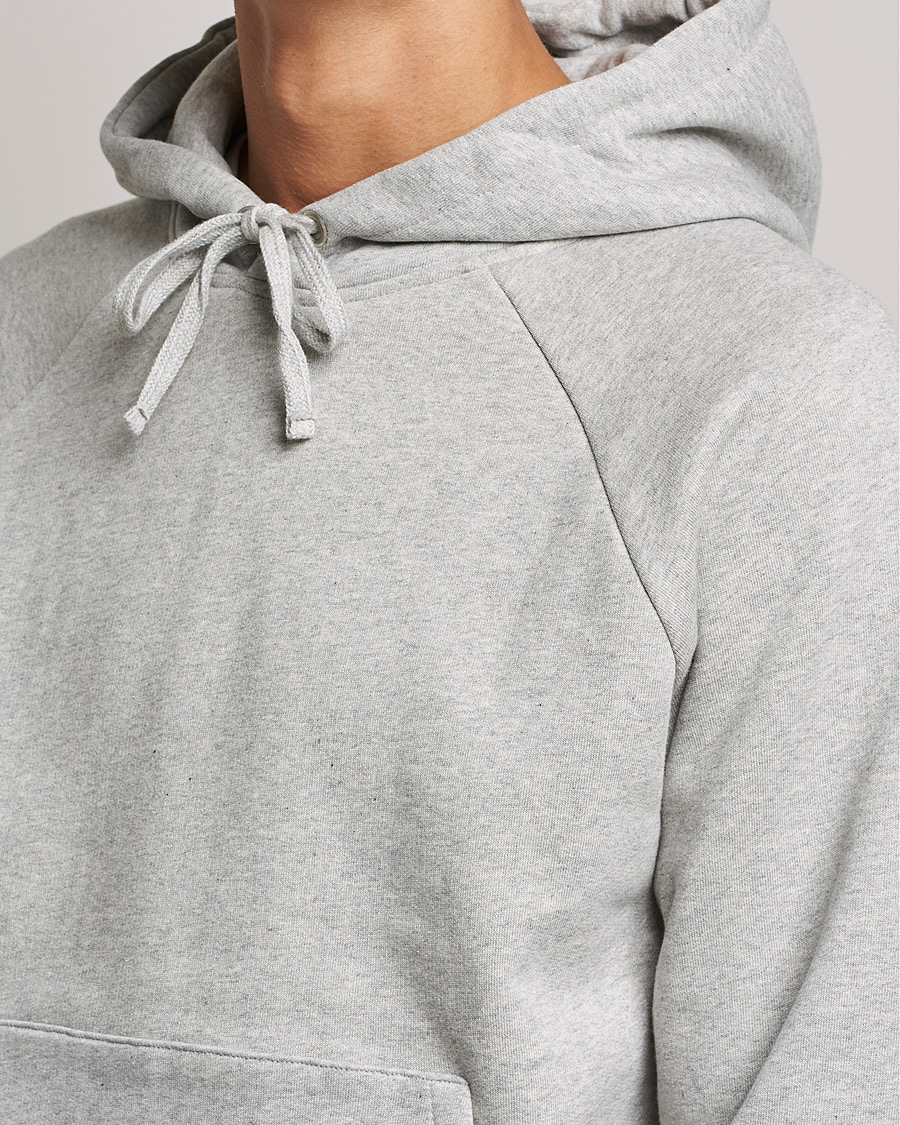 Herre | Trøjer | A Day's March | Lafayette Organic Cotton Hoodie Grey Melange