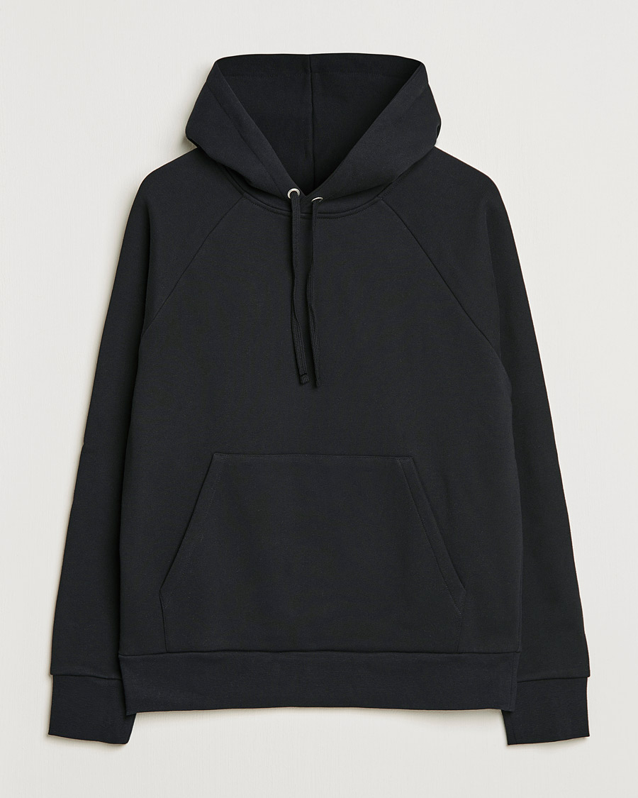 Herre | Trøjer | A Day's March | Lafayette Organic Cotton Hoodie Black
