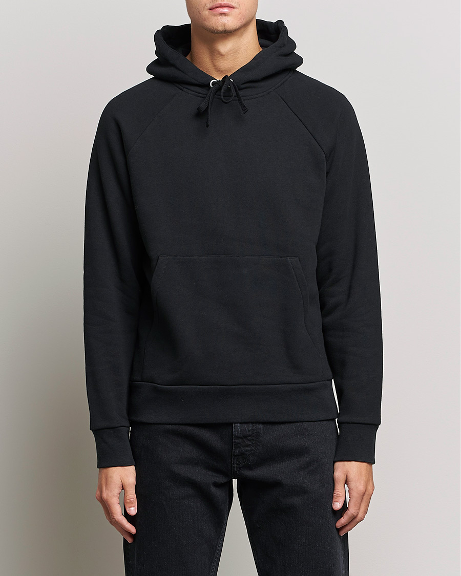 Herre | Trøjer | A Day's March | Lafayette Organic Cotton Hoodie Black