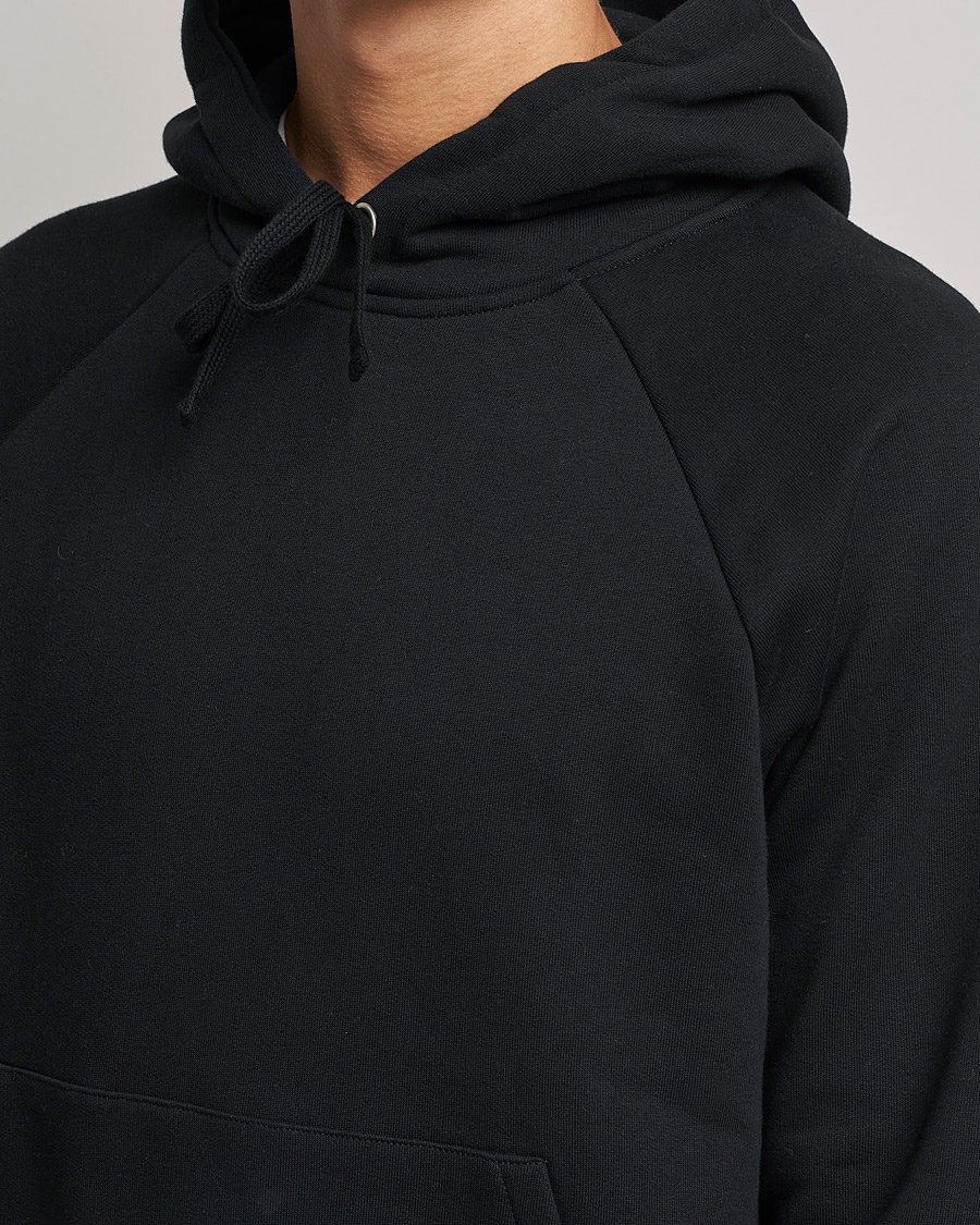 Herre | Trøjer | A Day's March | Lafayette Organic Cotton Hoodie Black