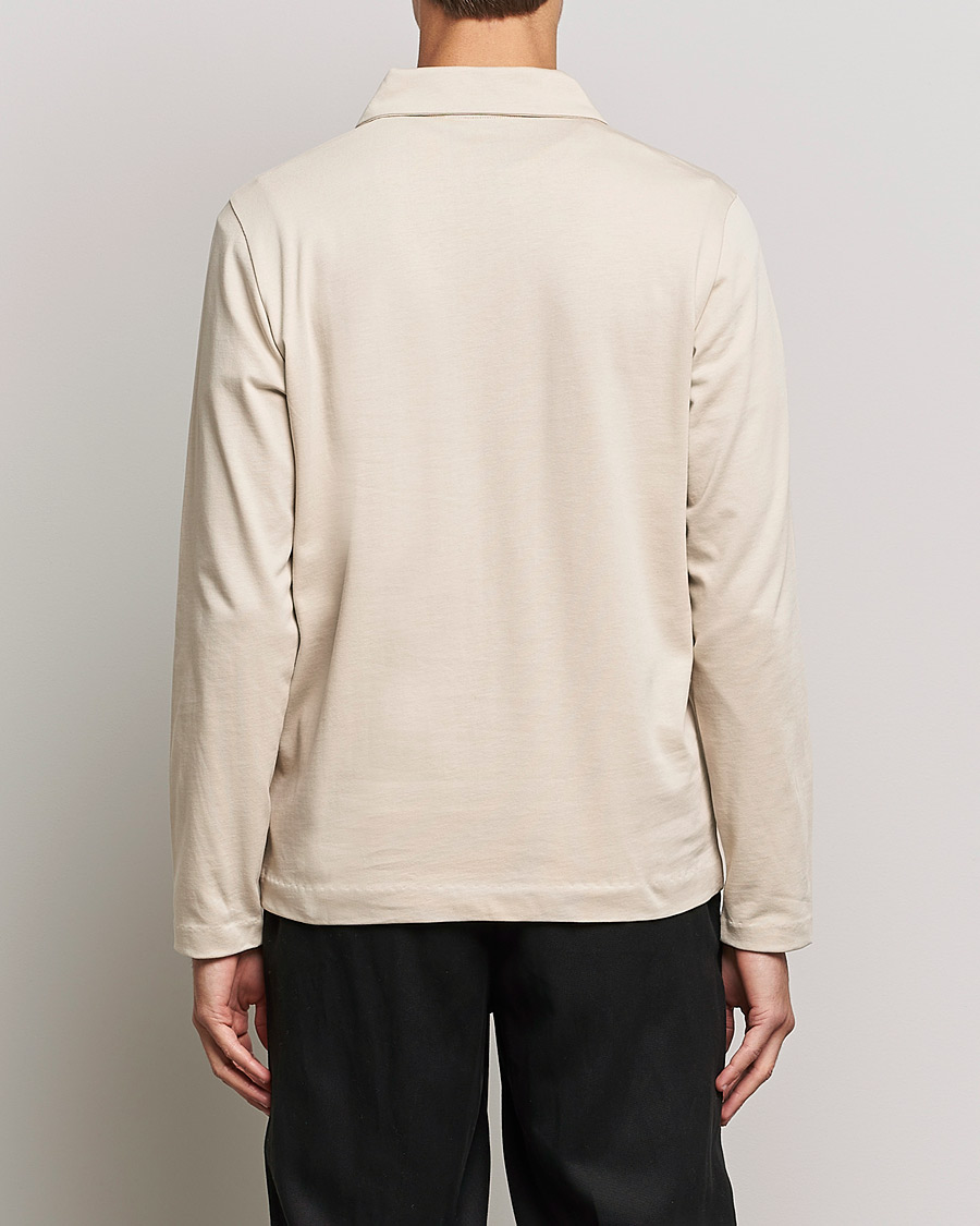 Herre | Trøjer | A Day's March | Branford Long Sleeve Jersey Polo Sand
