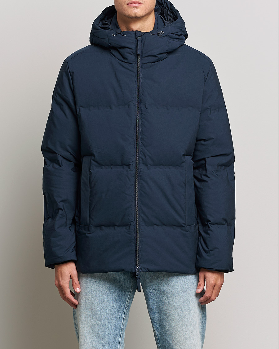 Herre | Moderne jakker | A Day's March | Yangra Puffer Jacket Navy