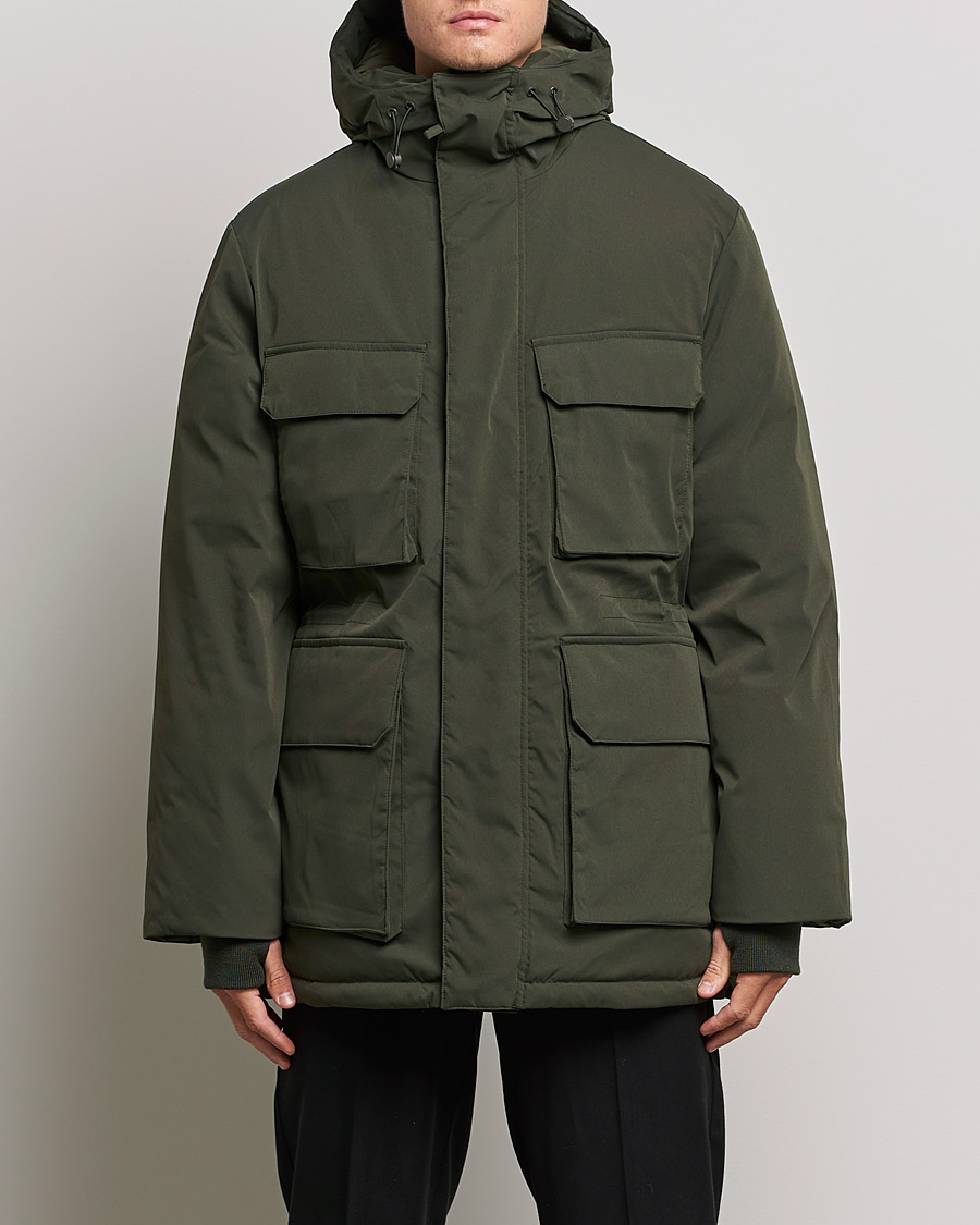 Herre | Parkas | A Day's March | Caraz Puffer Parka Olive