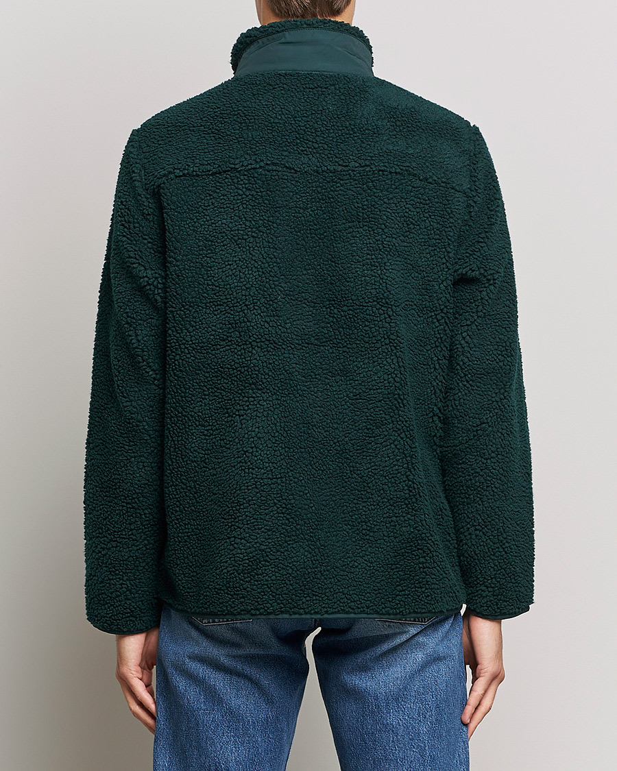 Herre | Trøjer | A Day's March | Granån Recycled Fleece Jacket Bottle Green