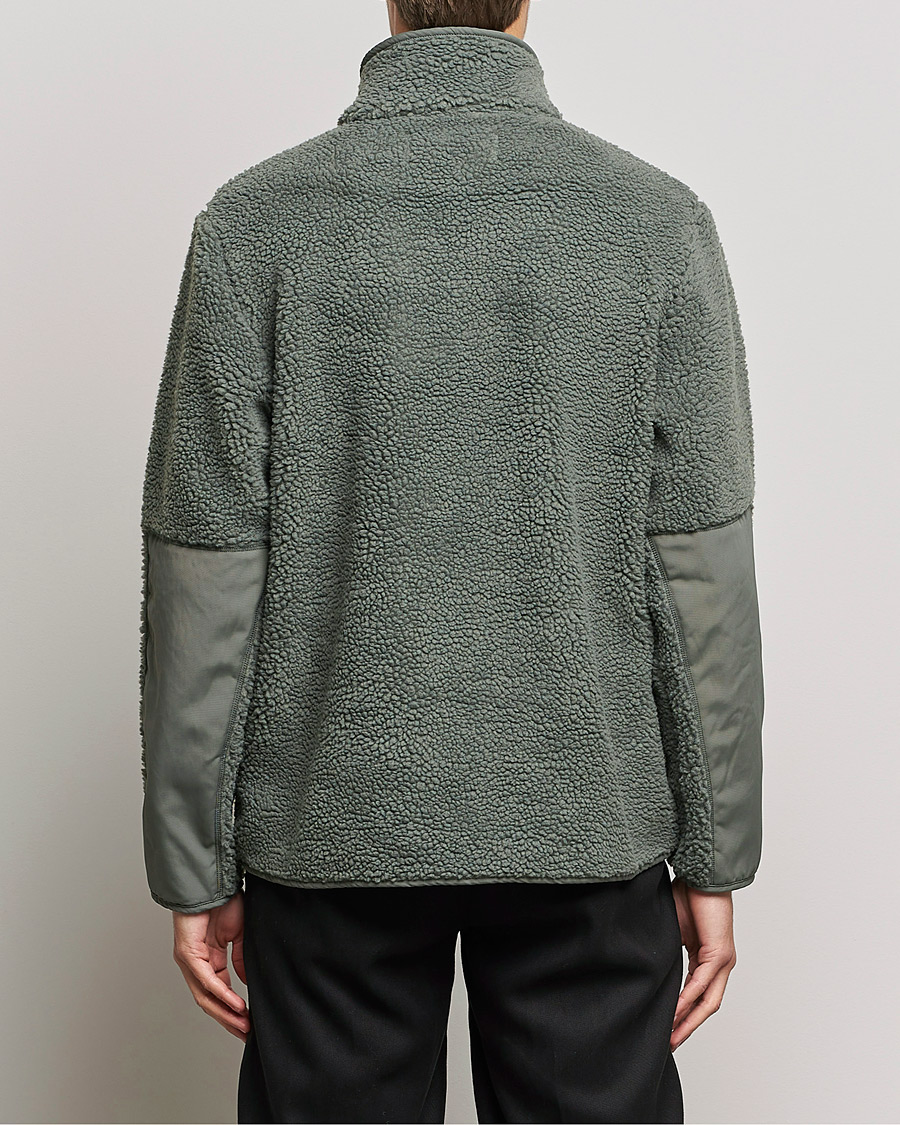 Herre | Trøjer | A Day's March | Tone Pile Fleece Jacket Dusty Green