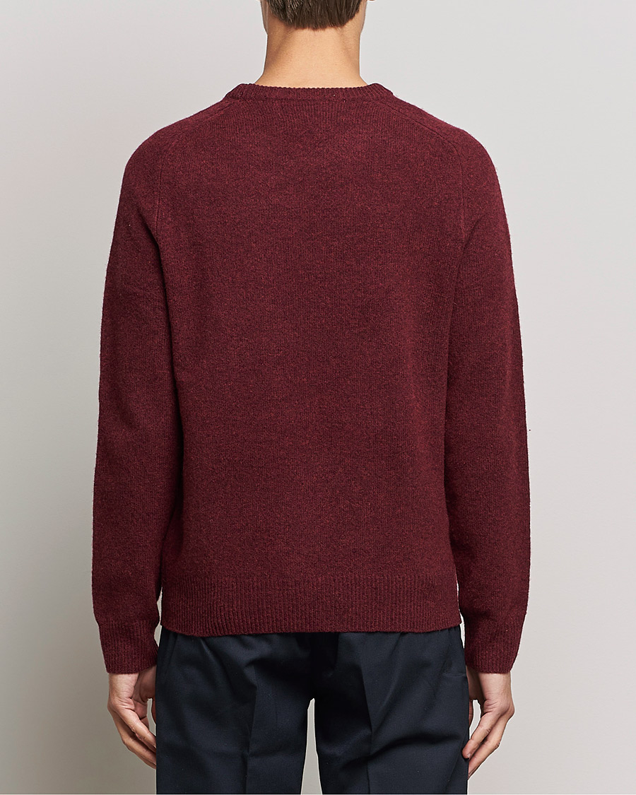 Herre | Trøjer | A Day's March | Brodick Lambswool Sweater Wine