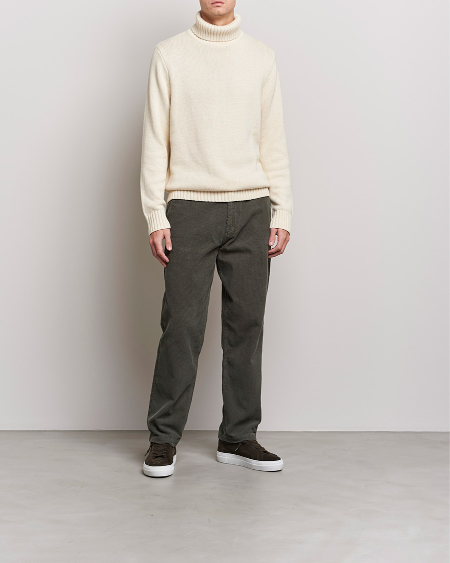 Herre | A Day's March | A Day's March | Forres Cotton/Cashmere Rollneck Off White