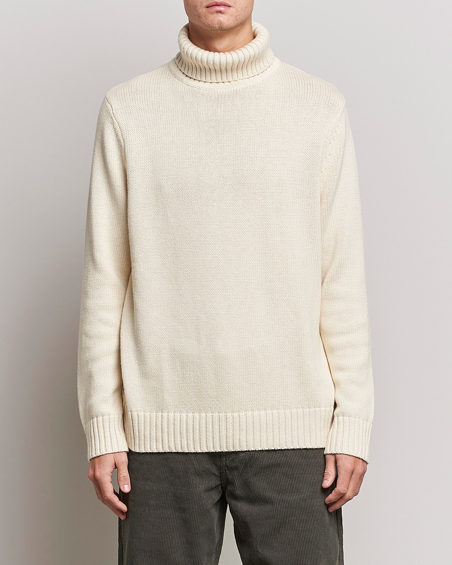 Herre | A Day's March | A Day's March | Forres Cotton/Cashmere Rollneck Off White