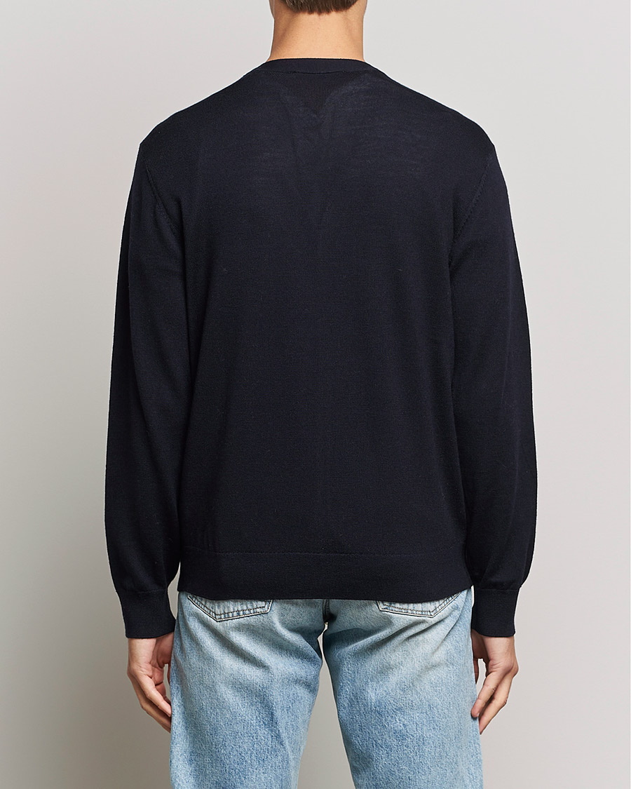 Herre | Trøjer | A Day's March | Oca Merino Cardigan Navy