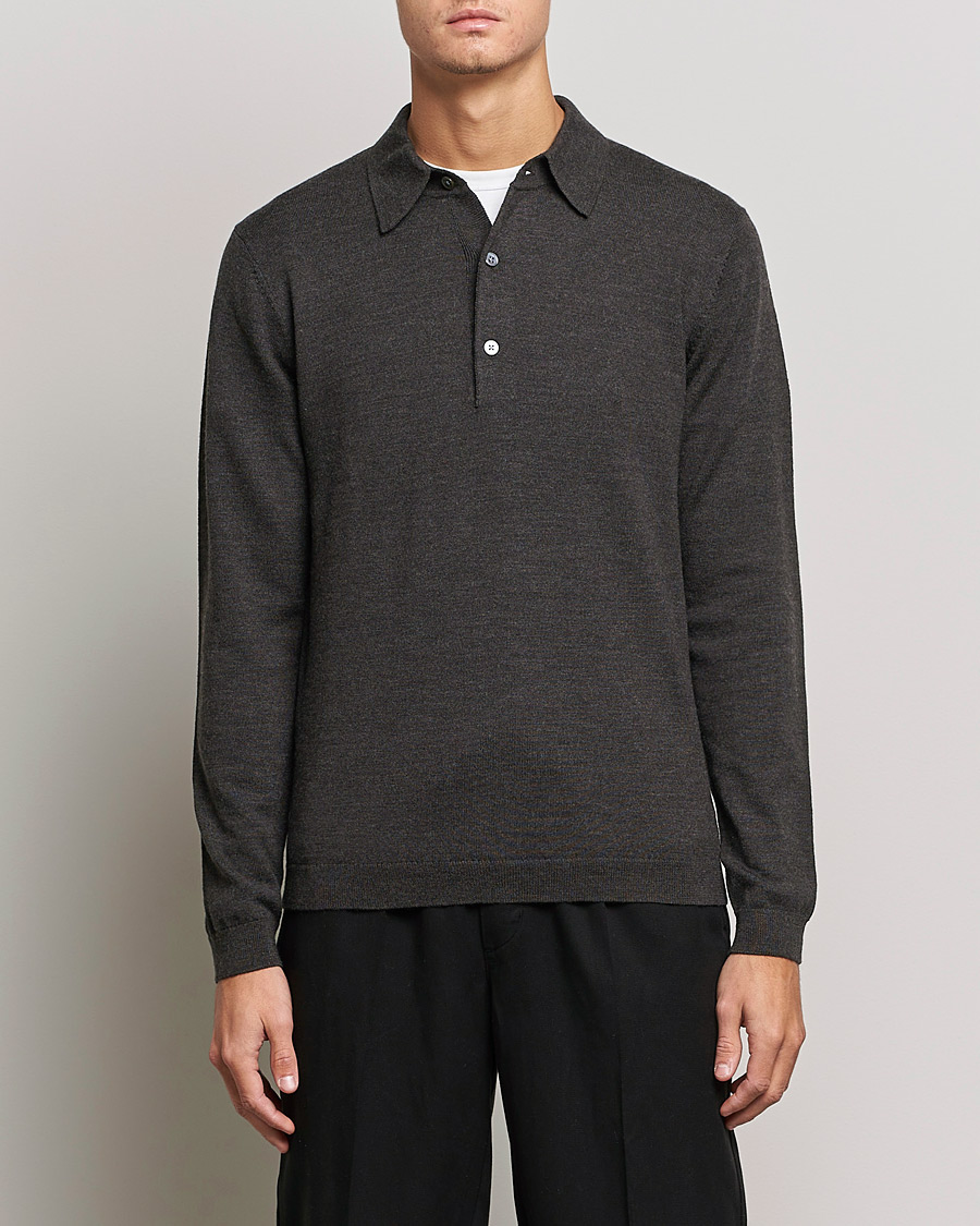 Herre | Under 1000 | A Day's March | Ambroz Merino Polo Java Brown