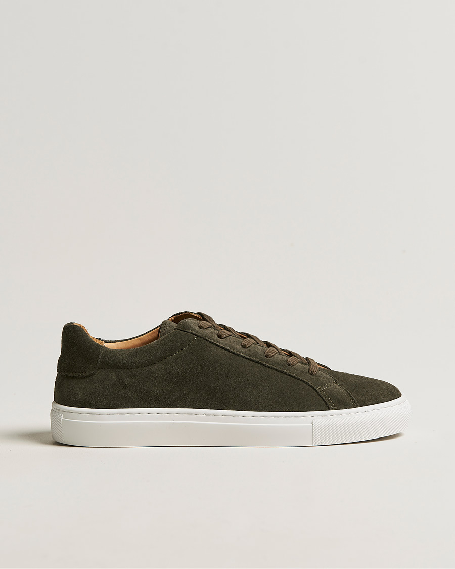 Herre | A Day's March Suede Marching Sneaker Dark Olive | A Day's March | Suede Marching Sneaker Dark Olive