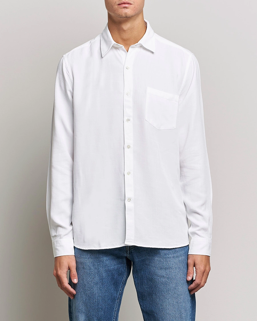 Herre | Afdelinger  | A Day's March | Daintree Tencel Shirt White