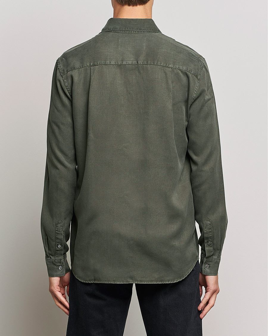 Herre | Skjorter | A Day's March | Daintree Lyocell Shirt Olive
