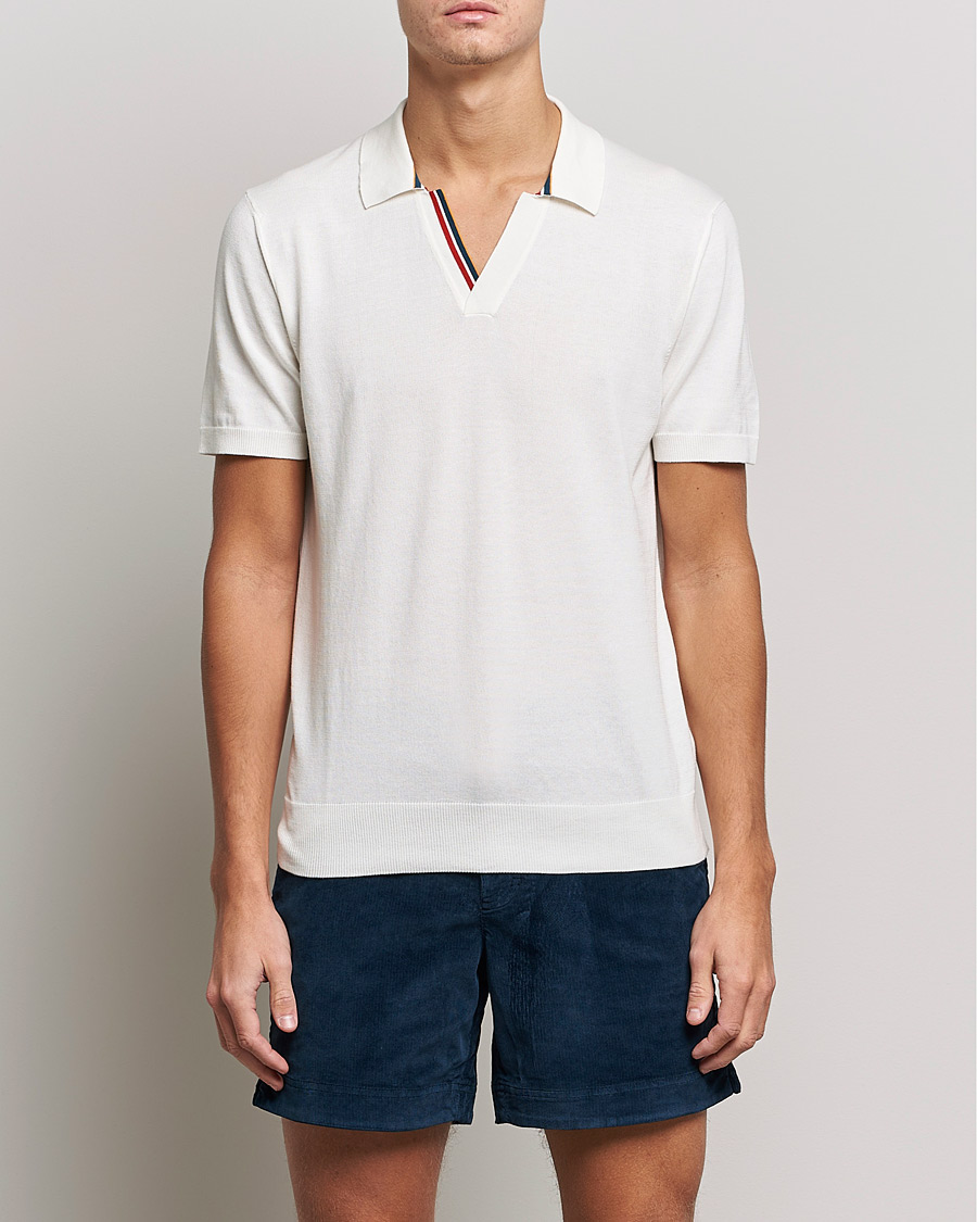 Herre | Orlebar Brown | Orlebar Brown | Horton OB Tipping Organic Cotton Polo Cloud