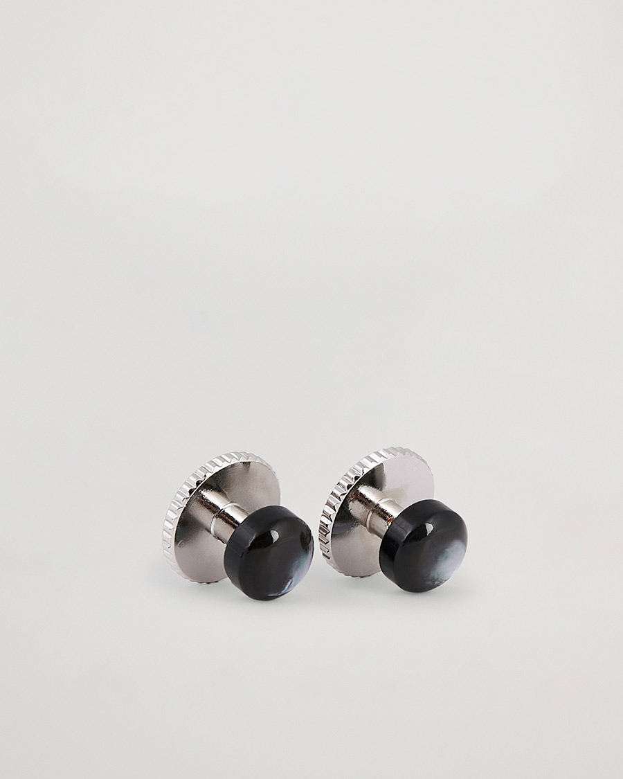 Herre | Stenströms Shirt Studs Black | Stenströms | Shirt Studs Black