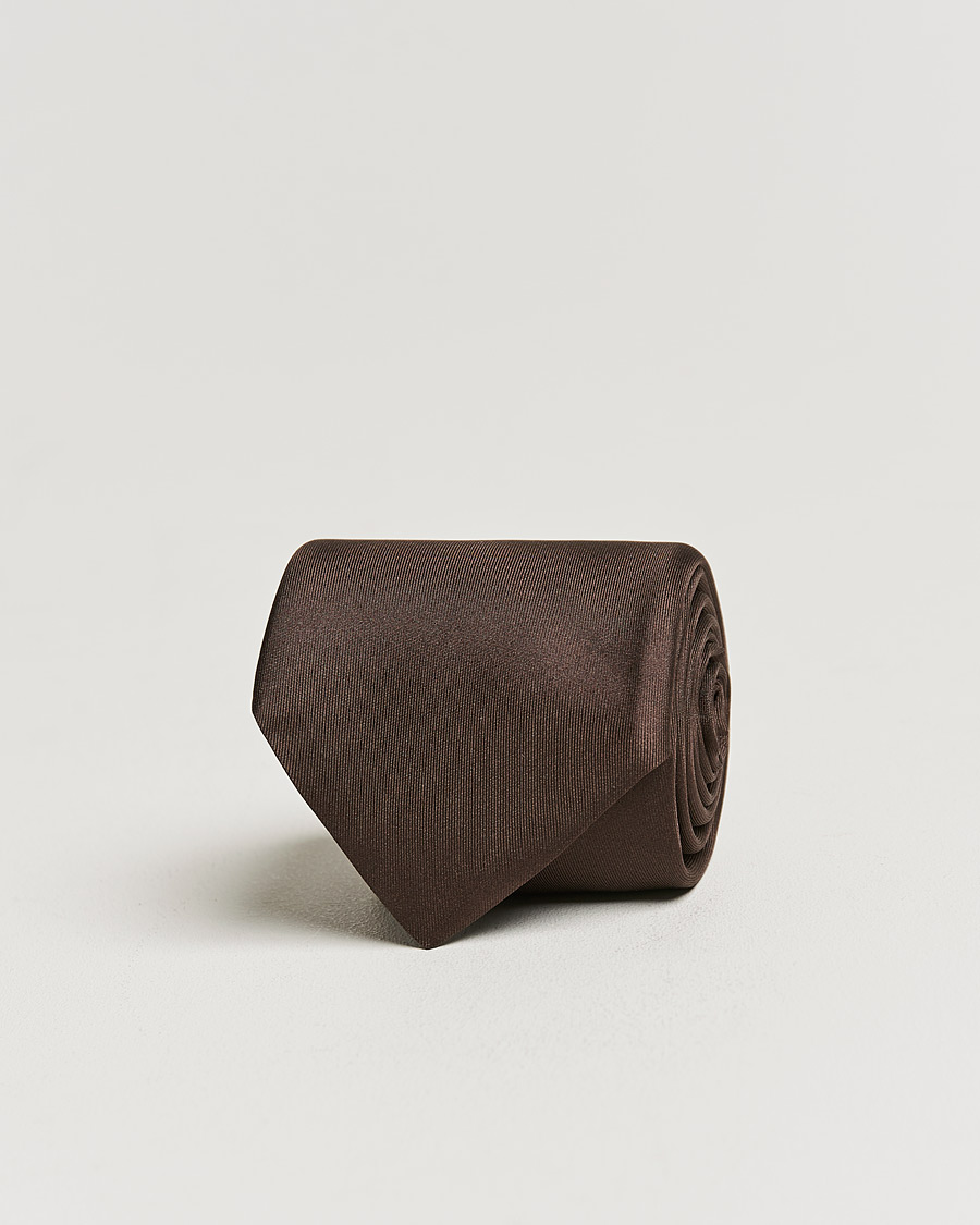 Herre |  | Stenströms | Silk Tie Brown