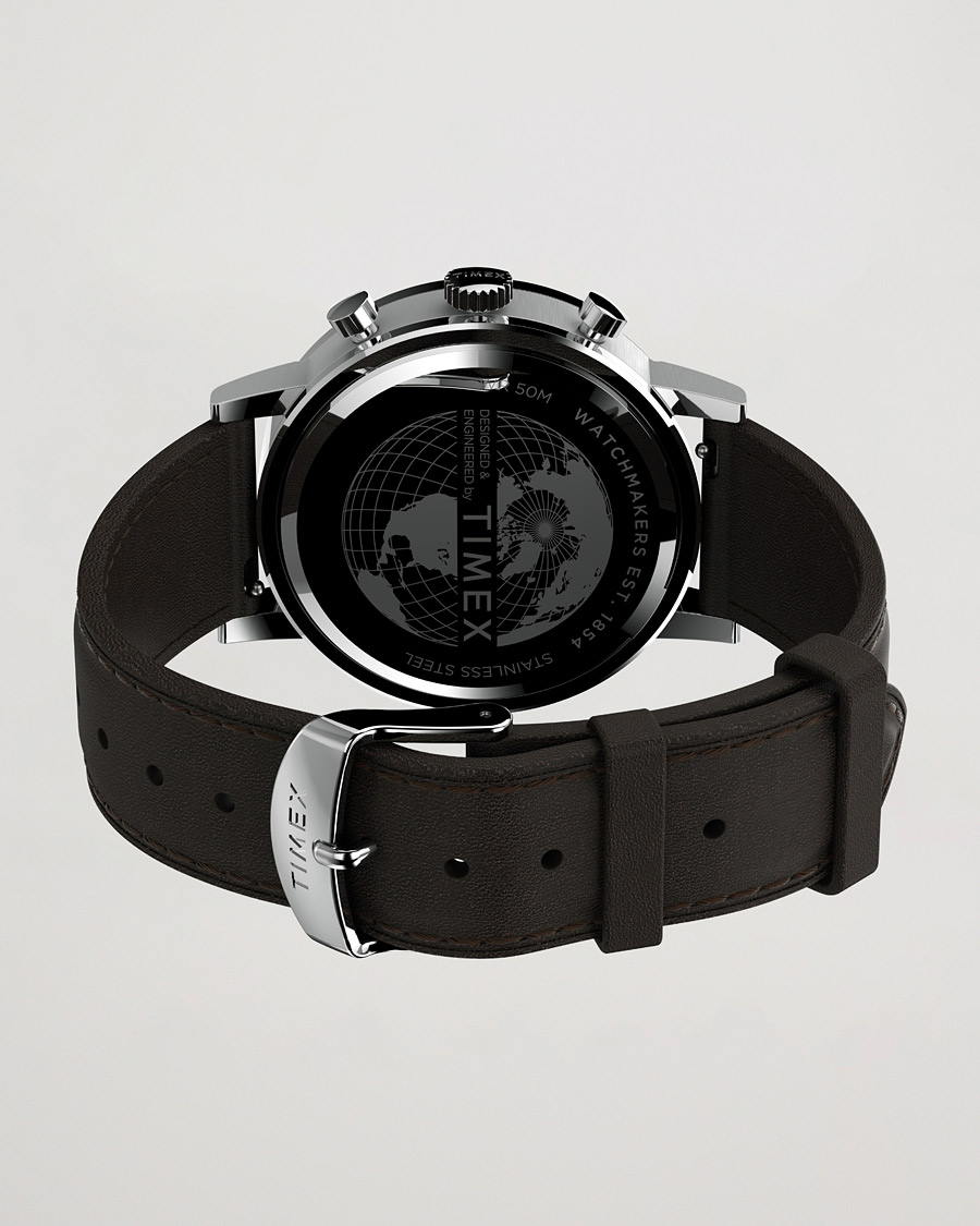 Herre | Timex Midtown Chronograph 40mm White Dial | Timex | Midtown Chronograph 40mm White Dial