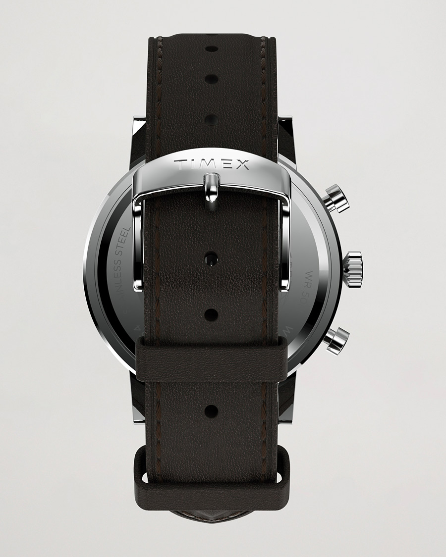 Herre | Timex Midtown Chronograph 40mm White Dial | Timex | Midtown Chronograph 40mm White Dial