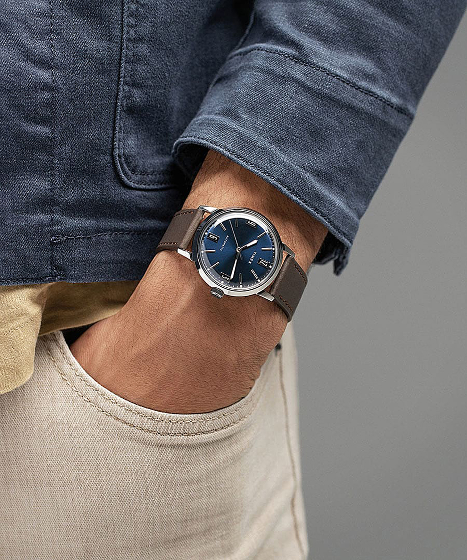 Herre | Ure | Timex | Marlin Automatic 40mm Blue Dial