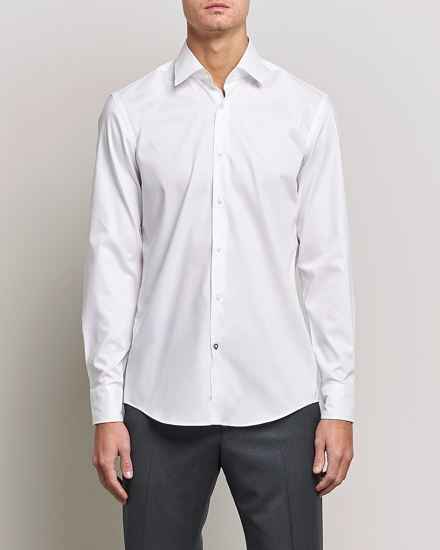 Herre | Businesskjorter | BOSS BLACK | Hank Slim Fit Shirt White