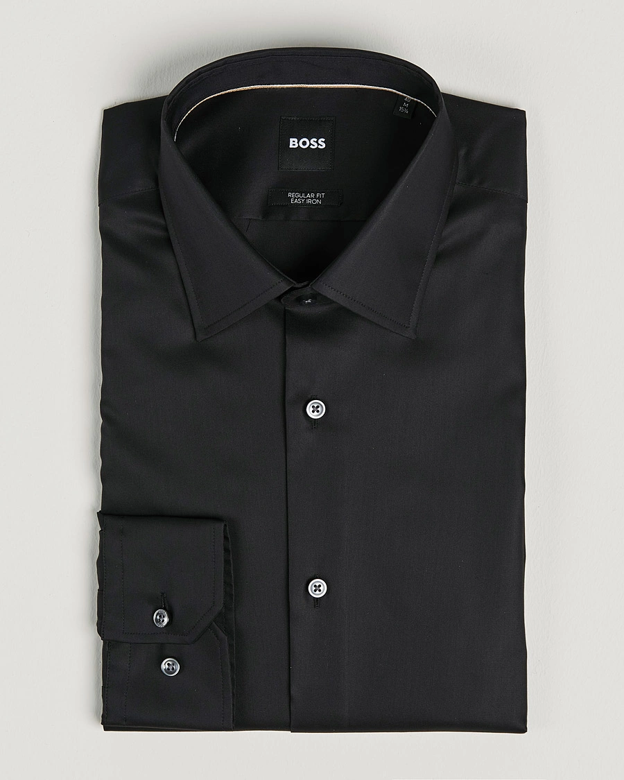 Herre | Skjorter | BOSS BLACK | Joe Regular Fit Shirt Black